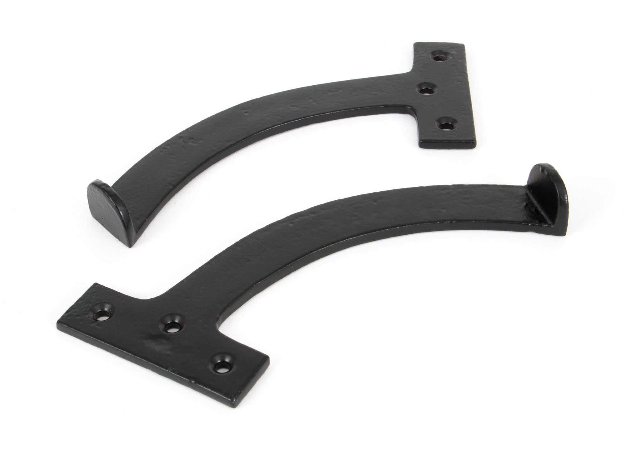 From The Anvil 83847 Black 7"" Quadrant Stay (Pair)