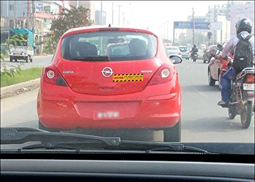 Zento Deals "Caution Student Driver And Screaming Parent Car Magnet Funny New Driver Flexible Magnet 12" X 3" (1 Pack) #TOP3