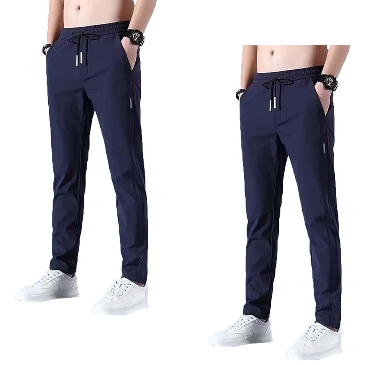 GOUJIAN Jogginghose Herren Lang Freizeithose Sporthose Leichte Atmungsaktiv Schnelltrocknend Trainingshose Mit Elastischer Bund Und Kordelzug, S-5XL Freizeithose