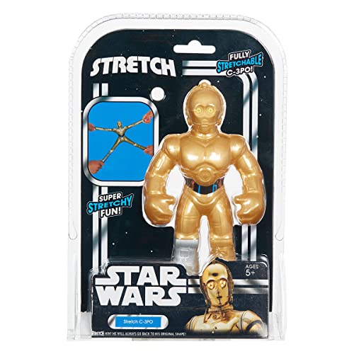 Stretch - Boneco Star Wars Elástico 17cm - C-3PO