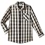 Navy and Beige Plaid Large Check
