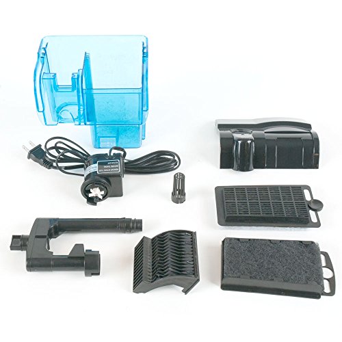 Image of Penn-Plax Cascade 100 Power Filter - Hang-On Filter with Quad Filtration - Great for Freshwater and Saltwater Setups