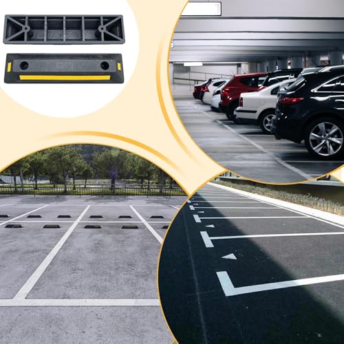 Butée de plancher pour garage et bloc de stationnement en caoutchouc durable