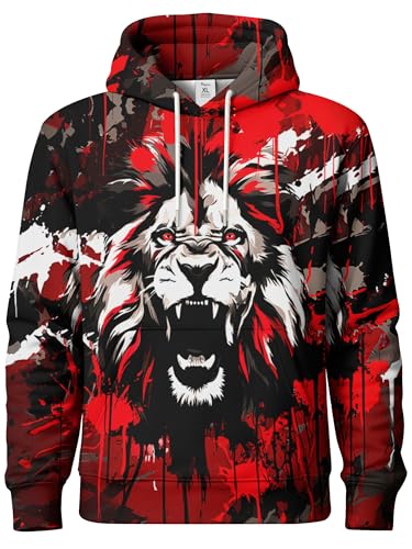 Image of PAGYMO Graphic Hoodies for Men Funny Novelty Pullover Hooded Sweatshirt