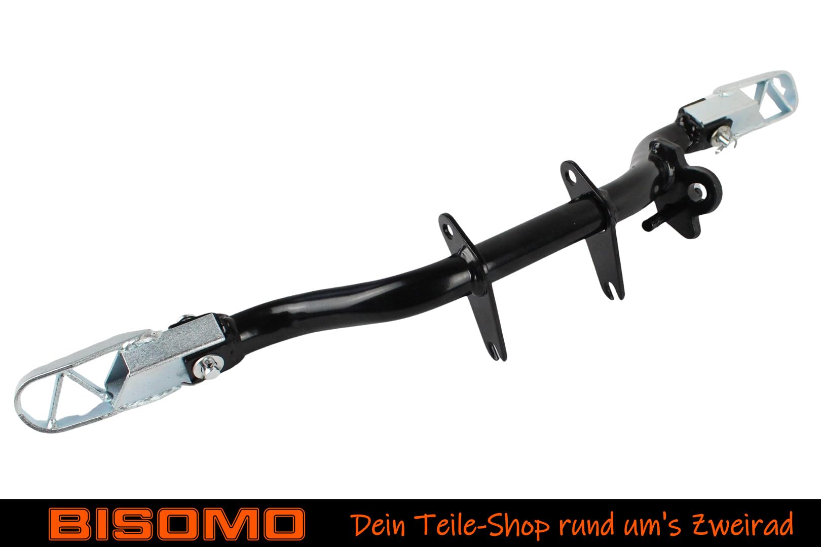 Fußrastenträger Tuning Sport, klappbare Fußrasten mit Halteplatte für Seitenständer, für Simson S50, S51, S70, S53, S83