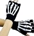 Skeleton Gloves Fingerless Goth Deathrock