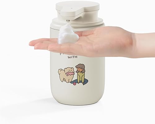 Miniatura 10 de mooas Happy Buddy Artist Edition Dispensador de jabón automático marfil (Go Fetch!) Marfil (¡Ve a buscar!),Marfil (¡Juega conmigo!),Blanco (Catch Me