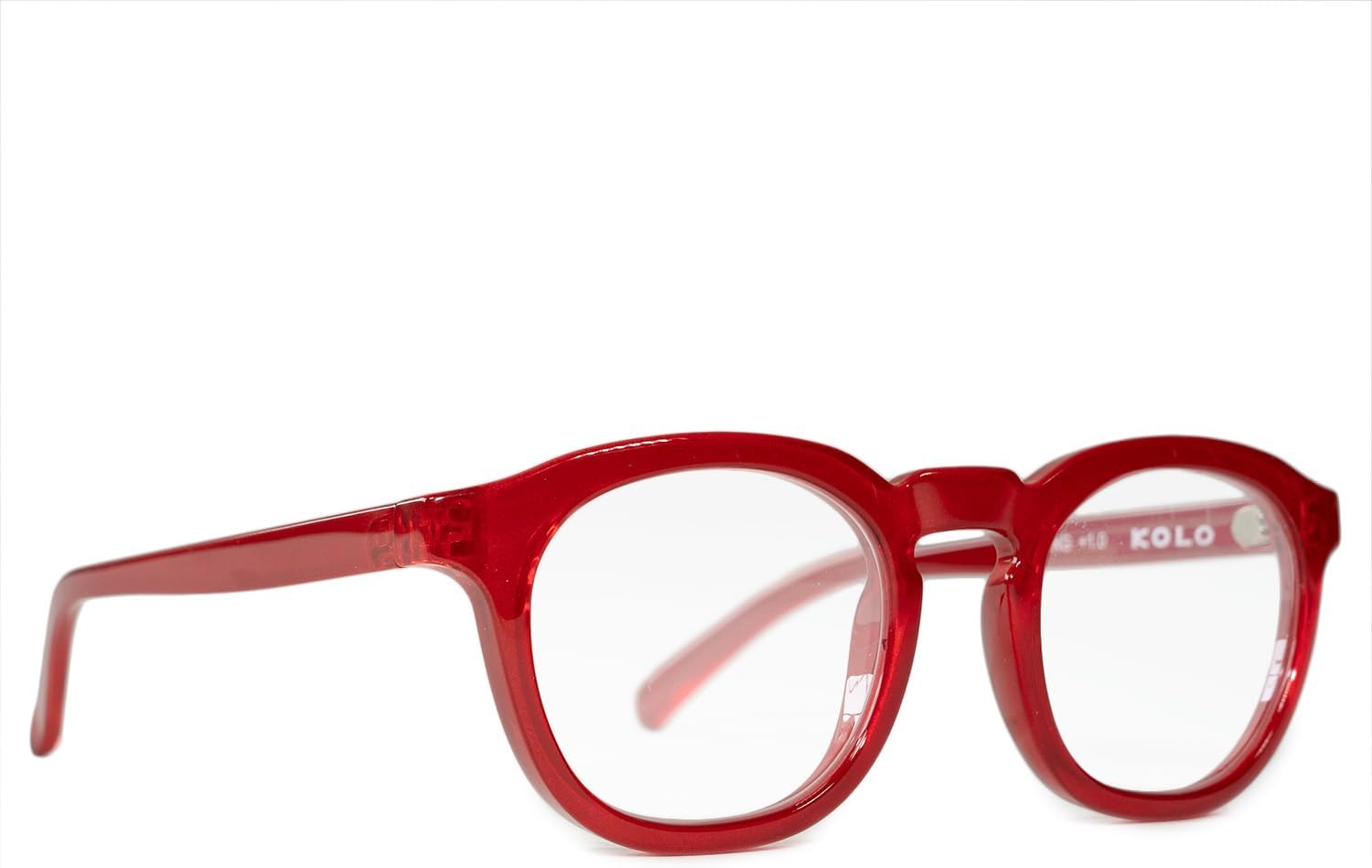 Kolo Webster Premium Reading Glasses, Classic Square-Shaped Style, Made in Italy