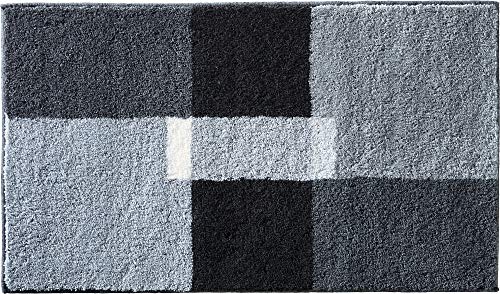 Erwin Müller Badematte, Badteppich, Badvorleger Zagori rutschhemmend grau...