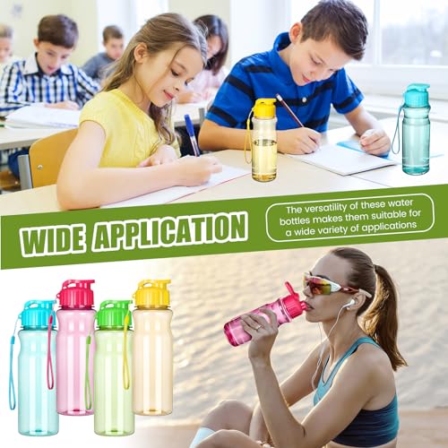 Botellas deportivas de 17 oz herméticas con asa para evitar derrames 5