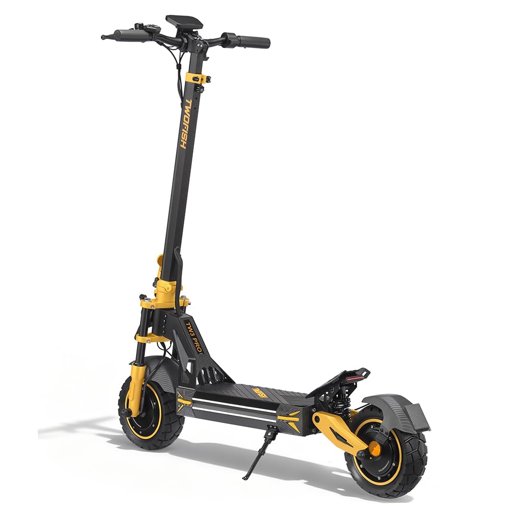 TW3PRO Monopattino Elettrico Doppia Trazione, 52V 23Ah, 45-55Km Autonomia | Limite Di Velocità Sbloccabile, Display Ad Alta Definizione, Pneumatici 11", Sblocco NFC, Doppia Sospensione&Freno a Disco