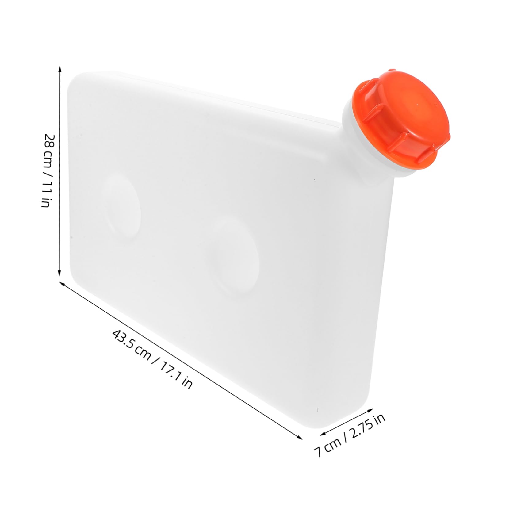 Tanque de Combustible 8 L Abs con Boquilla Angular y Dos Orificios | Accesorio para Calentador de Estacionamiento Externo, Diseño Reforzado, Compatible con Coches y Motocicletas