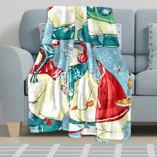 Couverture polaire douce en microfibre chaude comme jeté de canapé lit