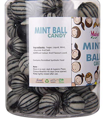 Image of Mahek Flavoured Mint Ball Candy 300 Gram