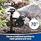 Orbit 62100 Yard Enforcer Bewegungsaktivierter Sprinkler mit Tag- und Nacht-Erkennungsmodi, Schwarz
