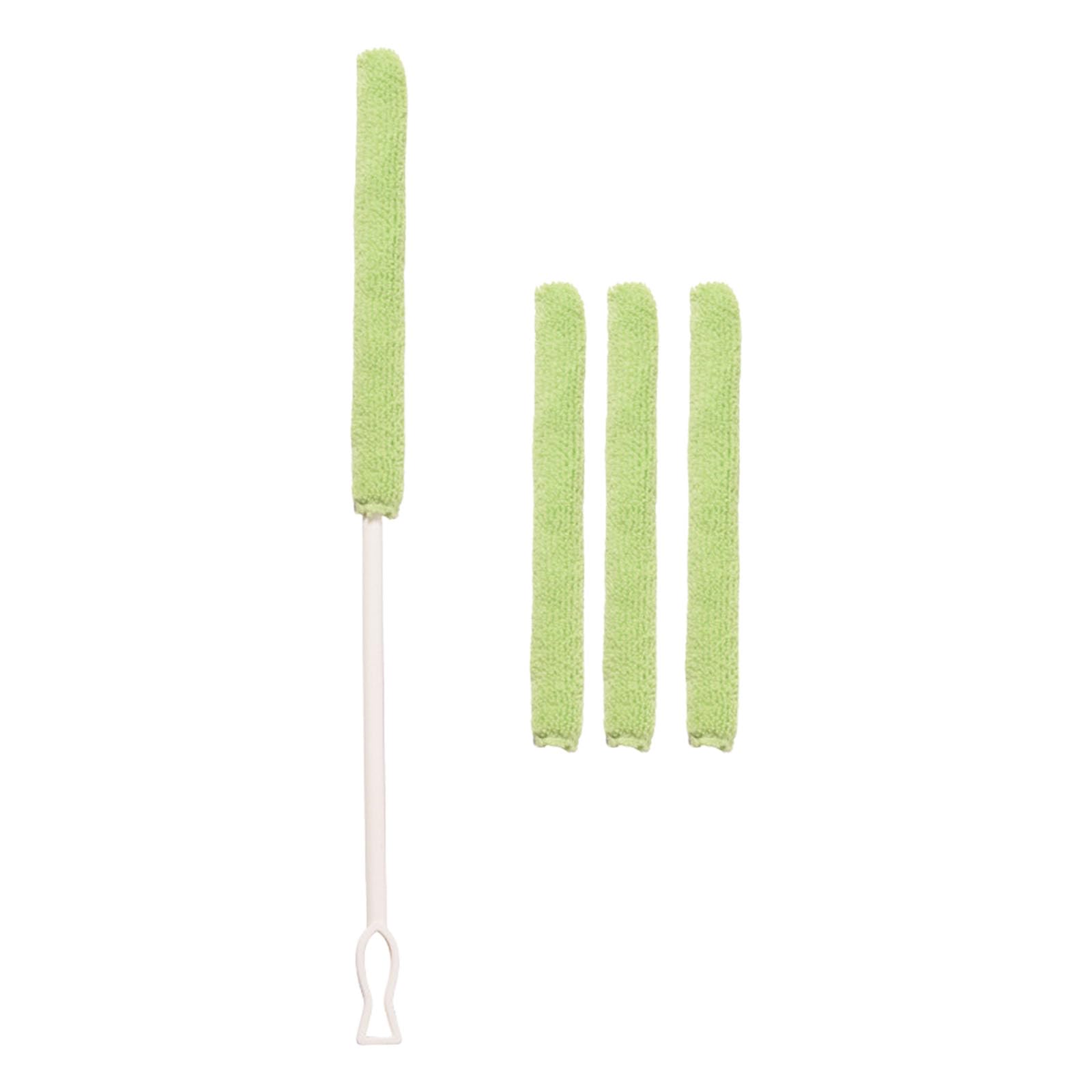 Ccguoea Multicolor Long Handle Gaps Cleaning Brush With 3 Replaceable Head For Tight Space Multisurface Remover Household Cleaner Tool Gaps Cleaning Brush