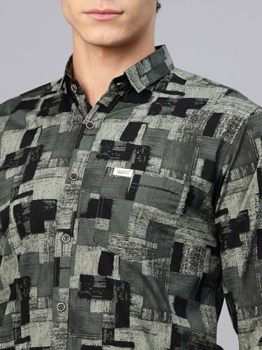Image of Majestic Man Pure Cotton Printed Trendy & Comfortable Casual Shirt
