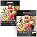Produktbild Arteza Aquarellblock, DIN A4 Aquarellpapier, 2 Stück Set mit 32 Blättern pro Malblock, weißes Malpapier für Wasserfarben und gemischte Malmedien