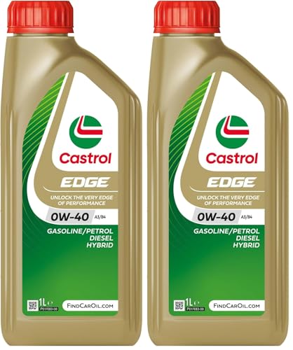 Castrol EDGE 0W-40 A3/B4 Motoröl, 1L (Packung mit 2) – Ansicht 1
