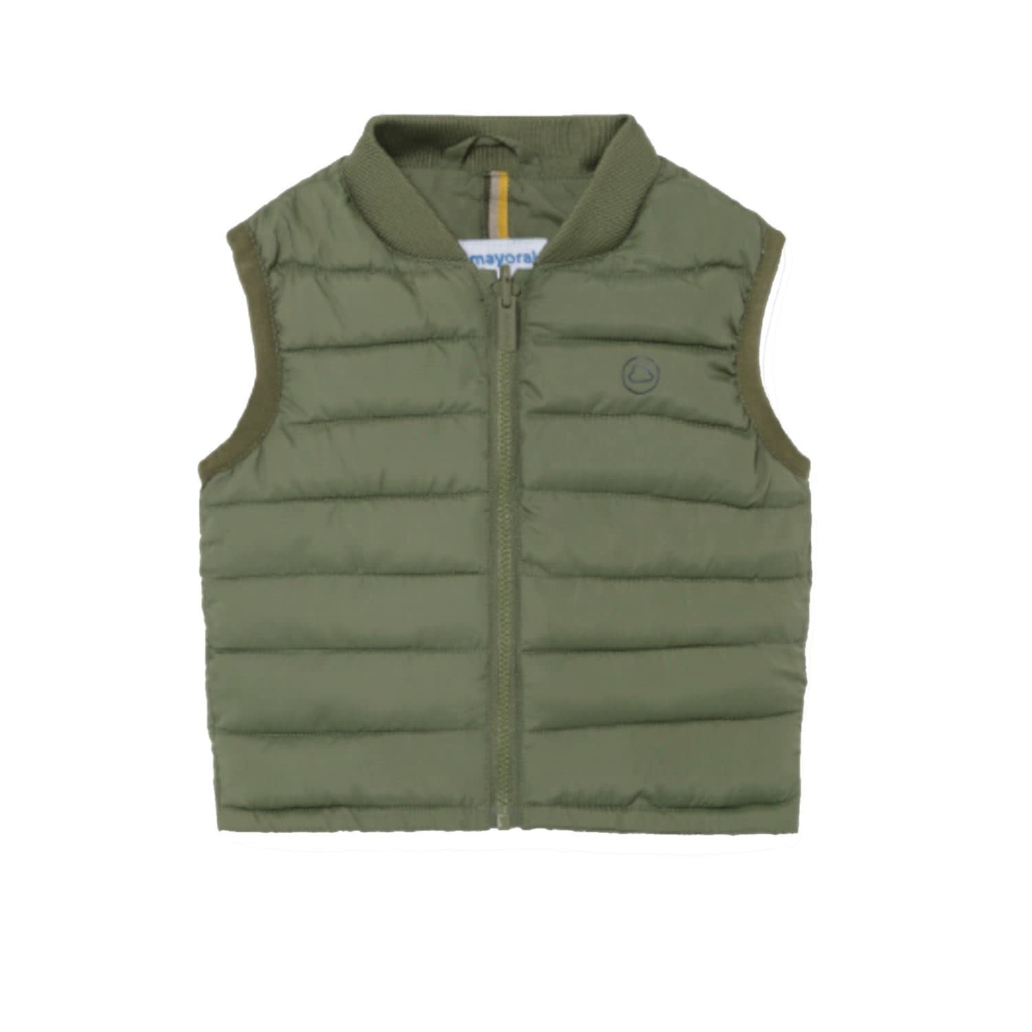 Mayoral - Jungen Baby Jacke Winterjacke mit Reißverschluss und Kapuze grüne Weste gefüttert, dunkelblau - 2.418 - Größe 98