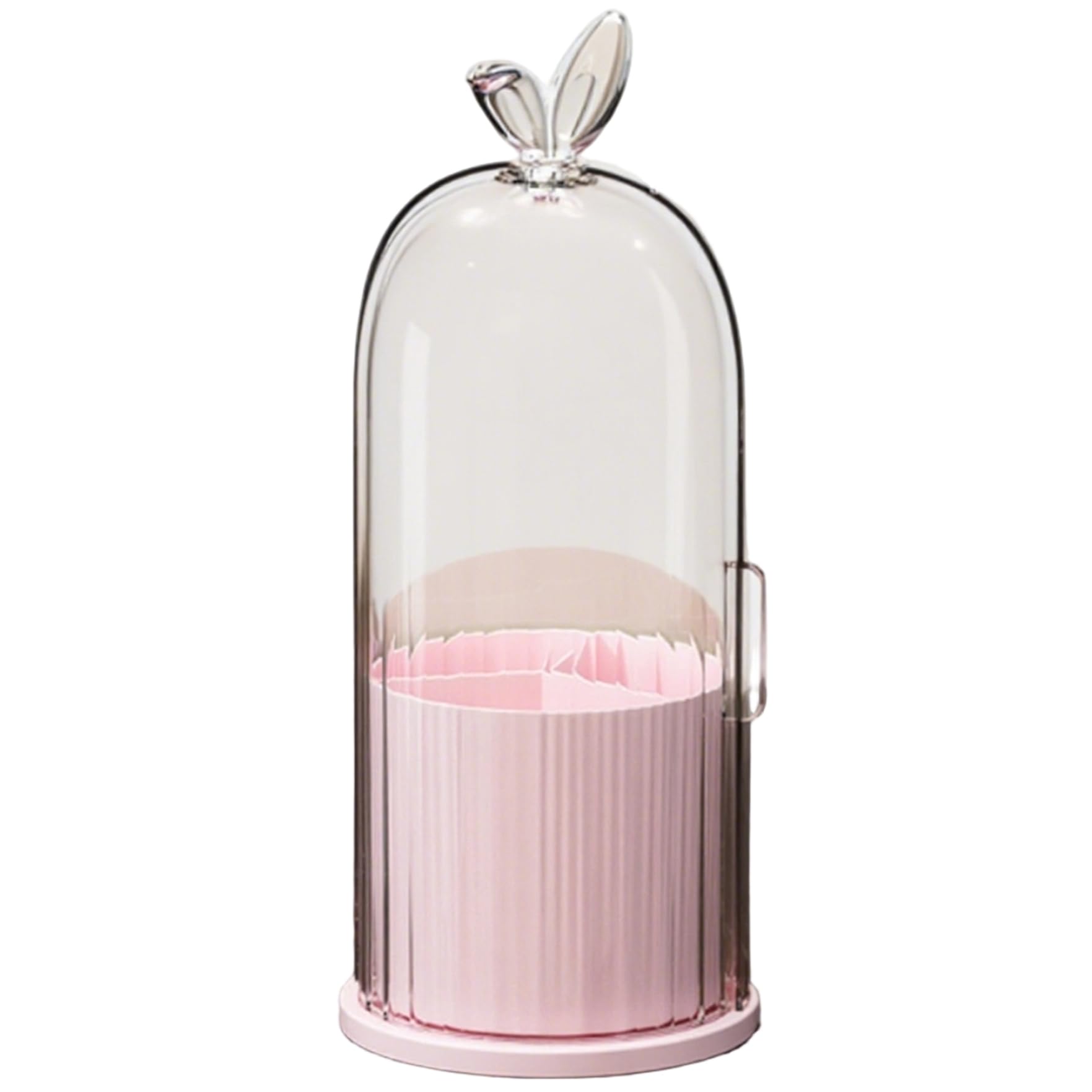 CAKEEYUM Rotating Toothbrush Holder 3 Slots Dustproof Toothbrush Holder with Cover Makeup Brush Organizer for Bathroom Countertop Style 1 Rotating, with Cover