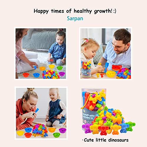 Sarpan Counting Koala Color Sorting Toys With Rainbow Cups For Toddlers 3-5, Preschool Learning Activities Classification Matching Game Gifts For Kids Boys Girls Ages 3 4 5 Years Old #TOP5