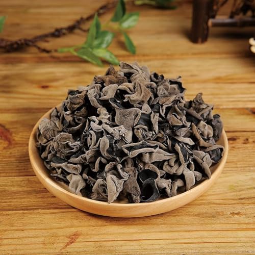 DAMAICHUHAI Schwarze Pilze Getrocknet 300g – 100% Naturbelassen, Ohne Zusatzstoffe, Perfekt für Suppen, Wokgerichte & Asiatische Küche