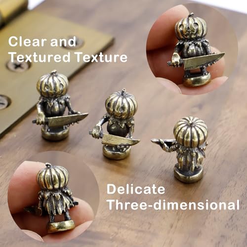 Estatua Miniatura de Calabaza para Bisagra Decorativa miniatura 3