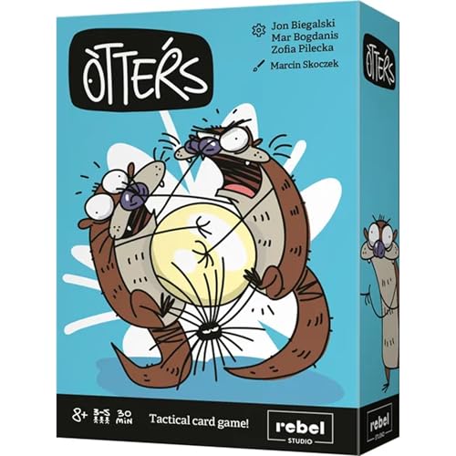 Otters Card Game - Fast-Paced Tactical Strategy Game of Pearl Collecting & Sea Urchin Surprises, Family Fun for Kids & Adults, Ages 8+, 3-5 Players, 30 Minute Playtime