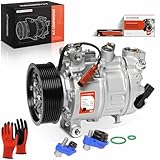 A-Premium Air Conditioner A/C Compressor with Clutch Compatible with Audi A3 2022-2024, A3 Quattro 2022-2024, RS3 2022-2024, S3 2022-2024