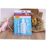 UKCOCO Pet Nurser Bottle Kittens Puppies Small Animals Includes Professional Cleaning Brush for Newborn Feeding Easy Measurement Maintenance