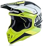 Acerbis casco impact 3.0 bianco/verde xl