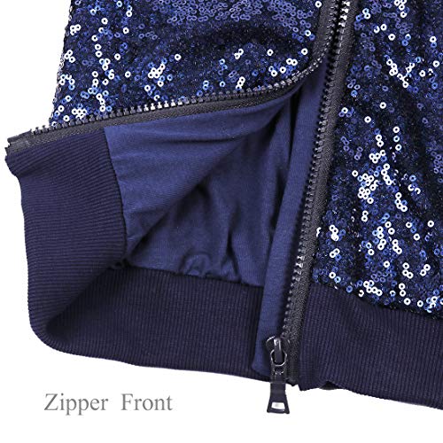 Cilucu Kids Jackets Girls Boys Sequin Zipper Coat Jacket for Toddler Birthday Christmas Clothes4