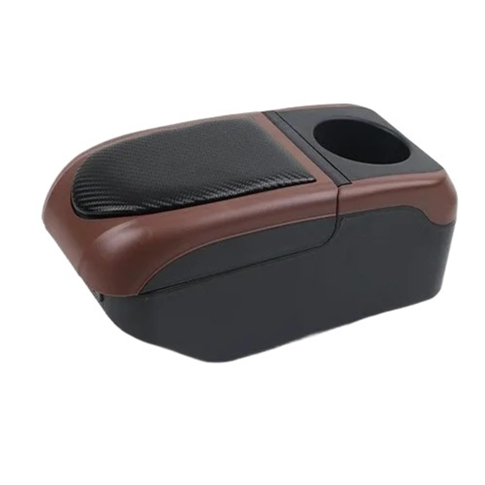 Umdjju A4 Black-Coffee 6Usb For Dacia For Sandero For Logan 2 2000-2022 Car Armrest Box Storage Accessories Car Centre Console Armrest Box(A4 Black-Coffee 6Usb)