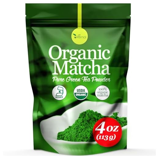 uVernal Organic Matcha Green Tea Powder - 100% Pure Matcha for Smoothies Latte and Baking Easy to Mix - 4oz