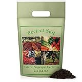 Organic Soil Fertilizer for Indoor Plants | Potting Soil for Vegetables and Tomato Fertilizer | Seed Starter Soil | Plant Food for Indoor House Plants | SaproGanics Lawn Garden Orchid Plant Dirt (2lb)