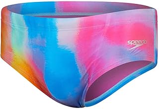 Traje de baño para hombre, 13,5 cm, color azul y rosa