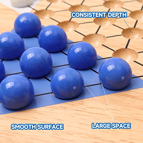 Juego de Mesa Damas Chinas GSE con Tablero de Madera 15" miniatura 3