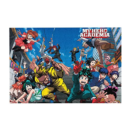 Zhongkaihua Anime Holz Puzzle MHA Puzzle 500 Pcs (52 x 38 cm) Ab 12 Jahren Mittelstufe