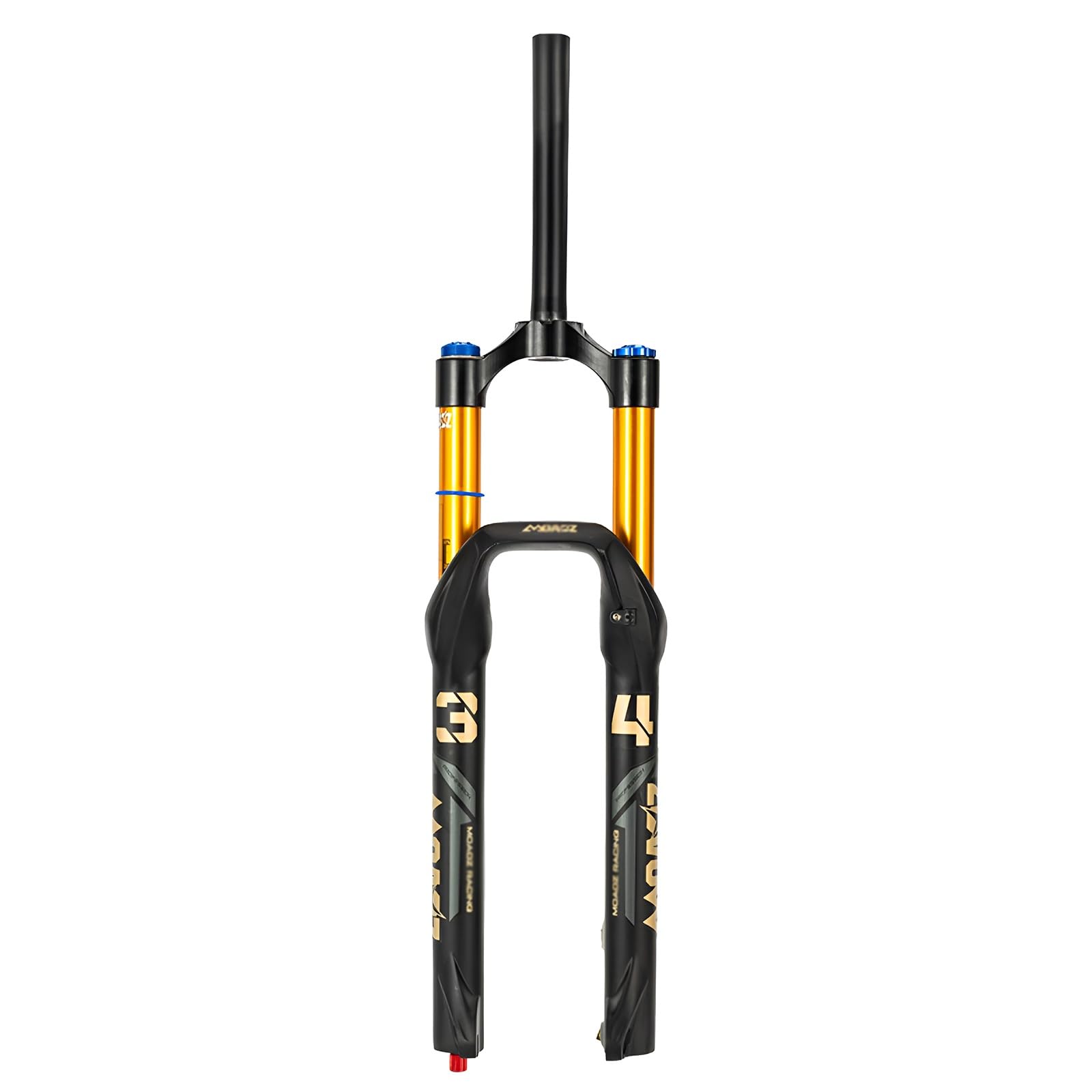 WIQUYBML Mountain Bike Suspension Fork 26in 27.5in Travel 160mm Rebound Adjust Straight/Tapered Tube 28.6mm QR 9mm Manual Lockout Air Forks