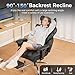 GTRACING Big and Tall Gaming Chair 400lbs Heavy Duty Office Chair with Footrest, High Back Pocket Spring Lumbar Support, Ergonomic Wide Comfy Seated Cushion for Lower Back Pain Relief, Earth-Black