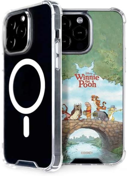 Skinit Phone Case Compatible with MagSafe iPhone 13 Pro Max - Officially Licensed Disney Winnie The Pooh All Characters Design