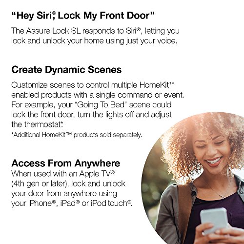 Yale Assure Lock Sl - Key Free Smart Lock With Touchscreen Keypad - Works With Apple Homekit And Siri (Yrd256Im1619) In Satin Nickel #TOP3