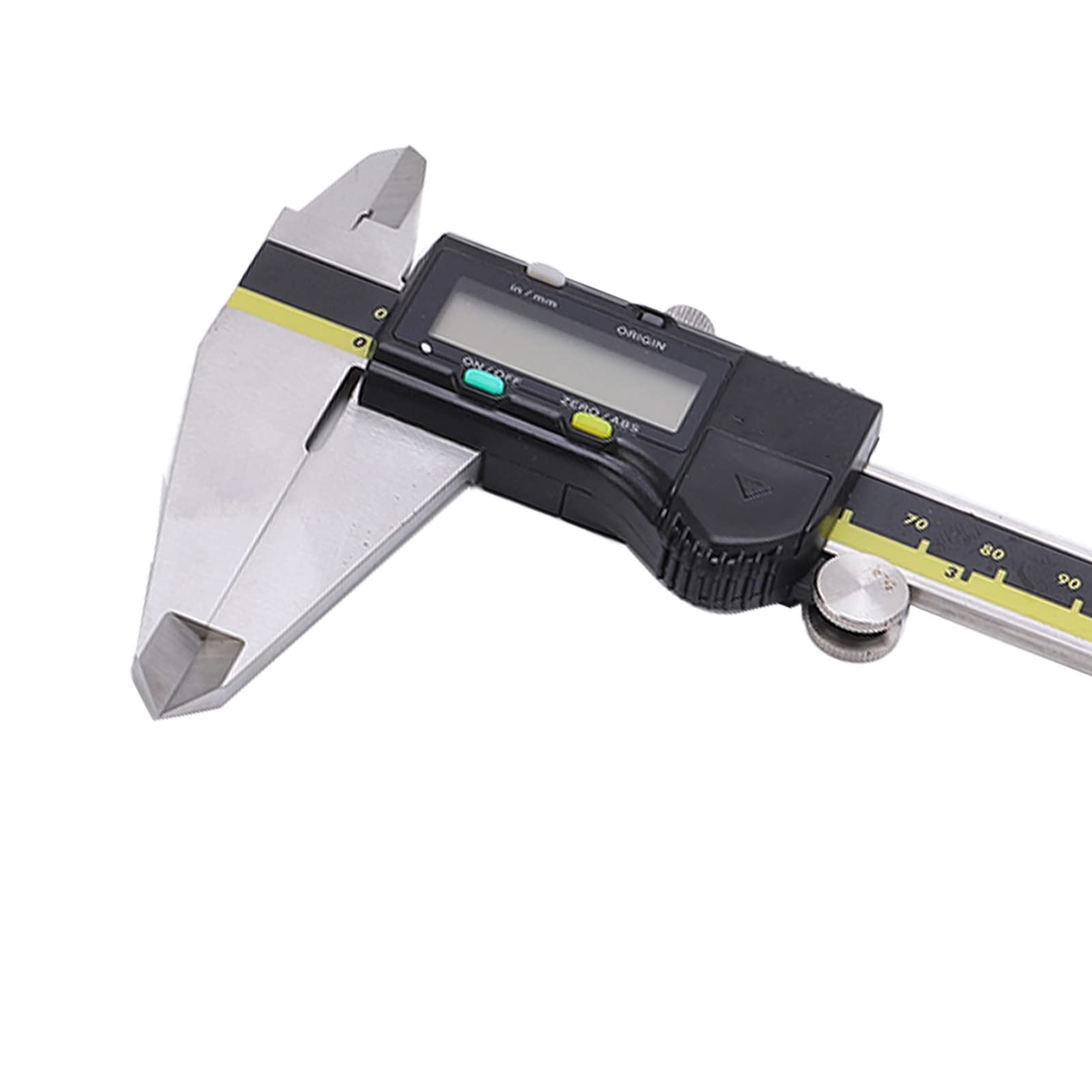 Cosiki Calibrador Digital de 300 Mm, Calibrador Vernier de Acero, Instrumento de Medición de Precisión con Rodillo Moleteado para el Pulgar y Pantalla LED, Ideal para Inspección de Fabricación