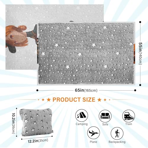 Couverture magicien mignonne : jeté de canapé confortable pour salon