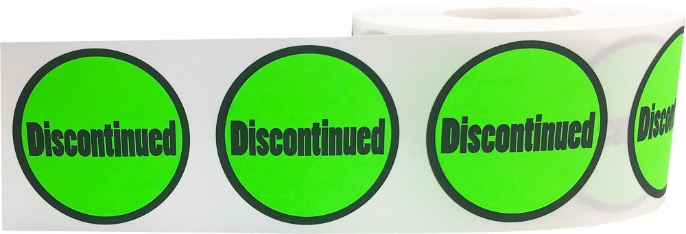 Discontinued Retail Labels Lot de 500 autocollants ronds avec points ronds 1 1/2 pouce