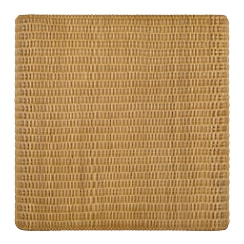 Coaster Home Furnishings - Cahya - Square Woven Rattan Coffee Table with Metal Frame, Waterfall Edges, and Open Bottom - Living Room - 36-Inch - Natural - 709818 - Image 6