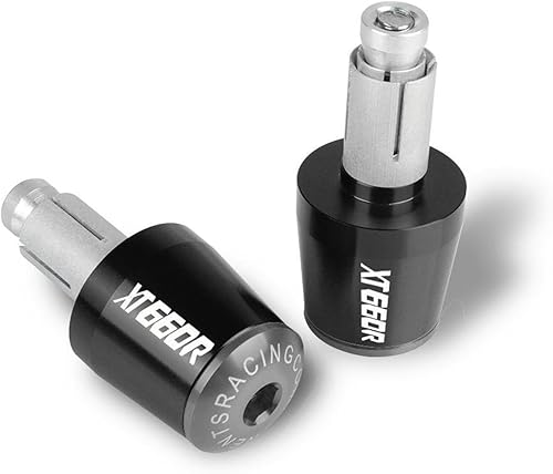 Miniatura 4 de Agarraderas de manillar de motocicleta de 78 pulgadas, 0.866 in, extremo para Yamaha XT660R XT660 XT 660 R 660R 2004-2017 2018 2019 2020, extremos