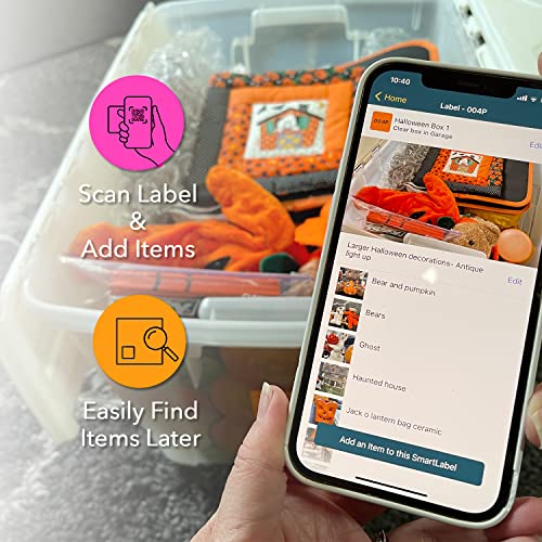Qr Code Smart Labels | Color Coded Scannable Stickers For Storage Bins, Moving Containers & Organization | Pack And Track Inventory On Ios & Android App | Pack Of 48 (Modern) #TOP2