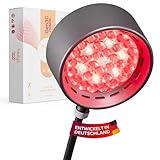 HEILYS® GEN30 LED ROTLICHTLAMPE MIT 6 WELLENLÄNGEN (630–850 NM) | ROT- &AMP; NAHINFRAROTLICHT LAMPE MIT VISION-MODUS 670 NM | STUFENWEISE HÖHENVERSTELLBAR, PULSMODUS (SCHWARZ)